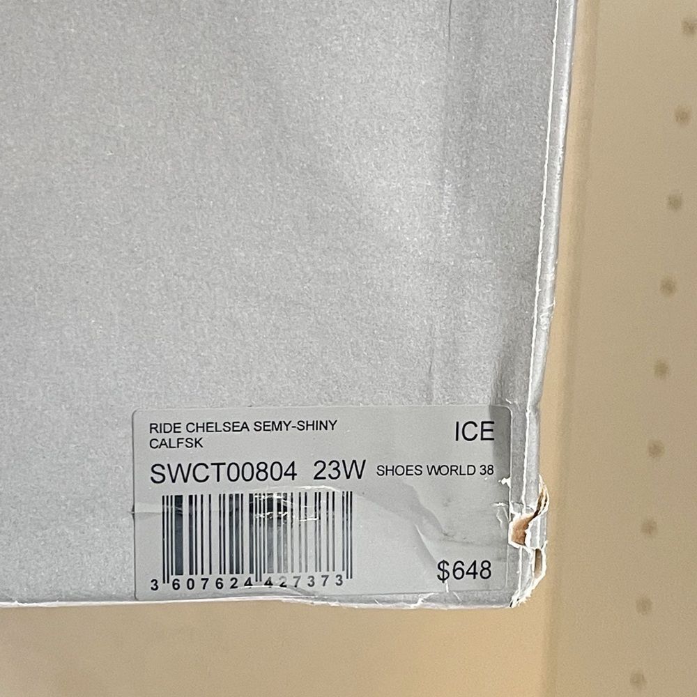 Zadig & Voltaire boots Semy Chelsea Ride platform combat Boot cream New 38/7 - Picture 10 of 17